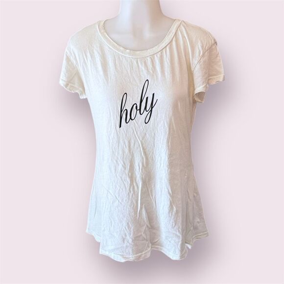 WILDFOX Early 2010s OG Wildfox Era Holy Distressed Tee - Picture 1 of 10